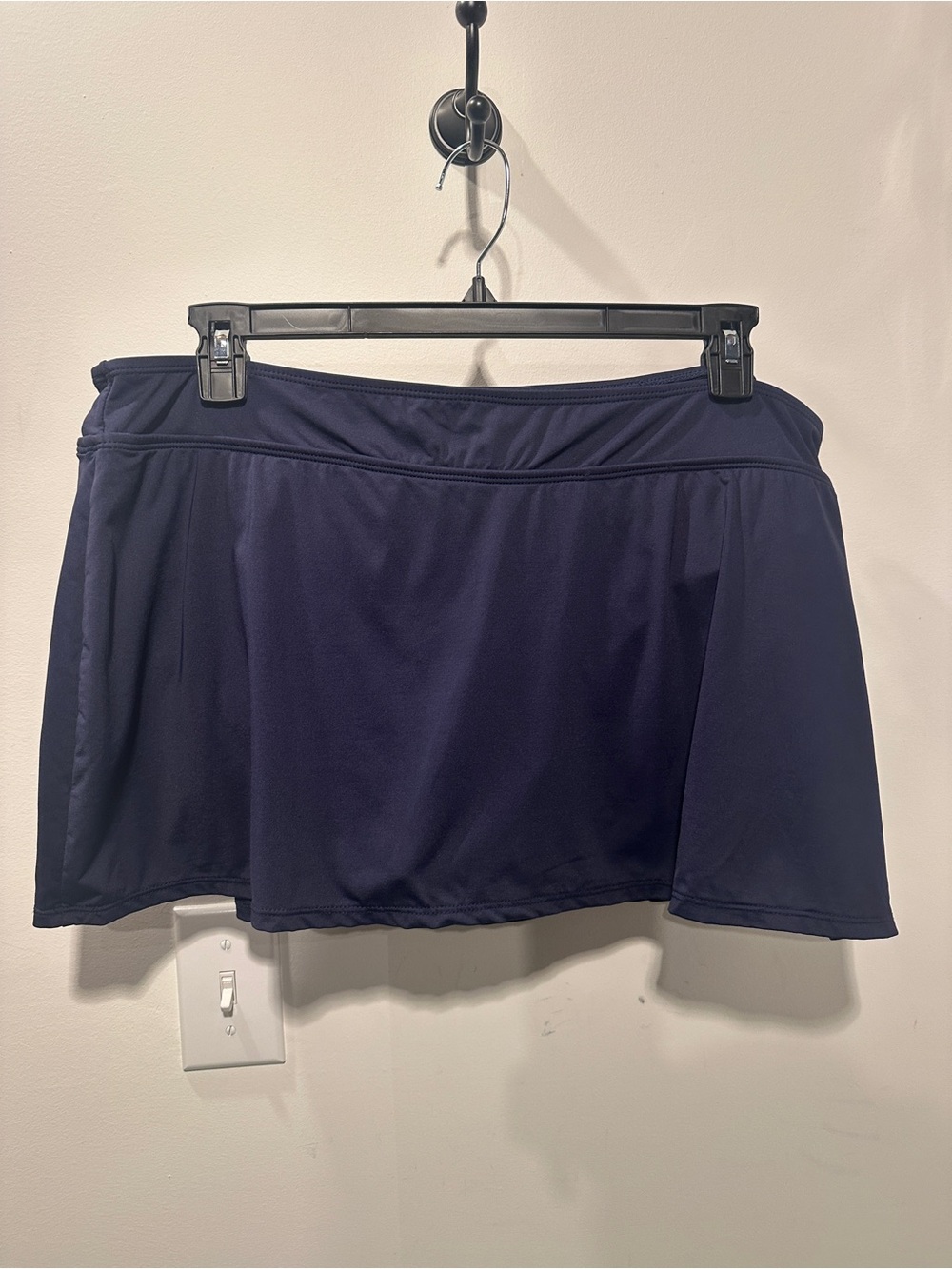 Anne Cole Navy Blue Swim Skort 18W